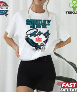 Sunday Are For The Birds Lix Super Bowl Trophy Eagles Fans shirt