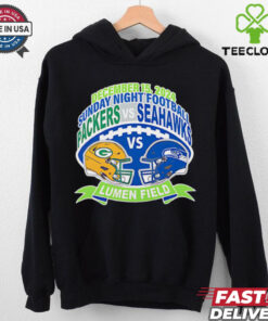 Sunday Night football Packers vs Seahawks Lumen Field shirt