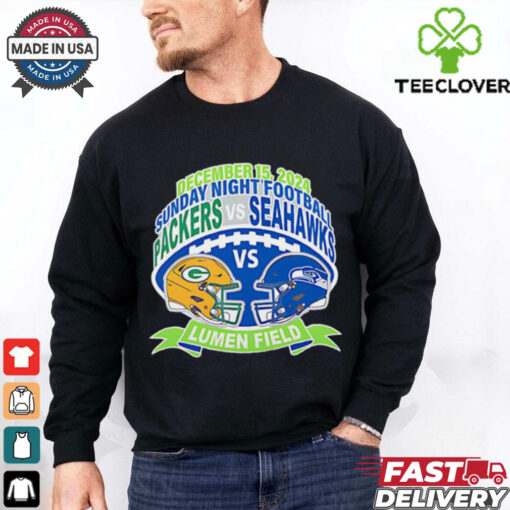 Sunday Night football Packers vs Seahawks Lumen Field shirt