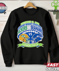 Sunday Night football Packers vs Seahawks Lumen Field shirt
