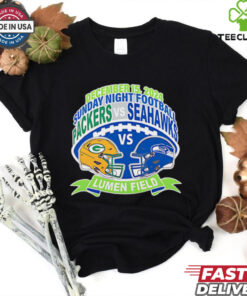 Sunday Night football Packers vs Seahawks Lumen Field shirt