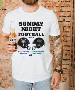 Sunday night football week 15 Baltimore Ravens vs Jacksonville Jaguars hoodie, sweater, longsleeve, shirt v-neck, t-shirt