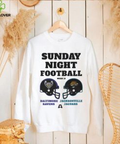 Sunday night football week 15 Baltimore Ravens vs Jacksonville Jaguars hoodie, sweater, longsleeve, shirt v-neck, t-shirt