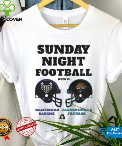 Sunday night football week 15 Baltimore Ravens vs Jacksonville Jaguars hoodie, sweater, longsleeve, shirt v-neck, t-shirt