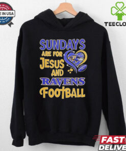 Sundays are for Jesus and Baltimore Ravens football shirt
