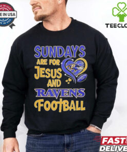Sundays are for Jesus and Baltimore Ravens football shirt