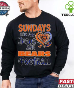 Sundays are for Jesus and Chicago Bears football shirt