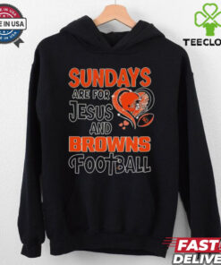 Sundays are for Jesus and Cleveland Browns football shirt