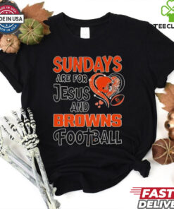 Sundays are for Jesus and Cleveland Browns football shirt