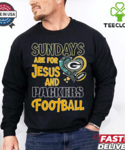Sundays are for Jesus and Green Bay Packers football shirt