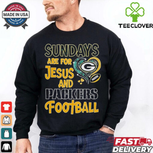 Sundays are for Jesus and Green Bay Packers football shirt