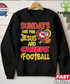 Sundays are for Jesus and Kansas City Chiefs football shirt