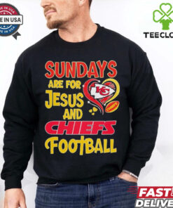 Sundays are for Jesus and Kansas City Chiefs football shirt