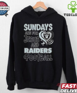 Sundays are for Jesus and Las Vegas Raiders football shirt