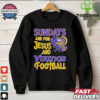 Sundays are for Jesus and Seattle Seahawks football shirt