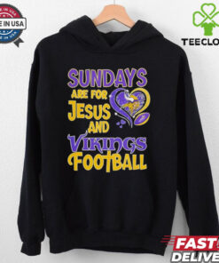 Sundays are for Jesus and Minnesota Vikings football shirt