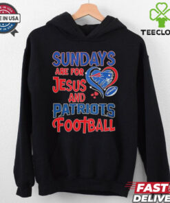 Sundays are for Jesus and New England Patriots football shirt