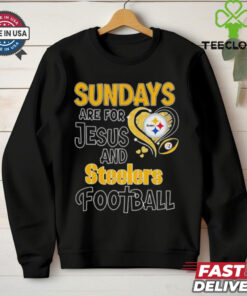 Sundays are for Jesus and Pittsburgh Steelers football shirt