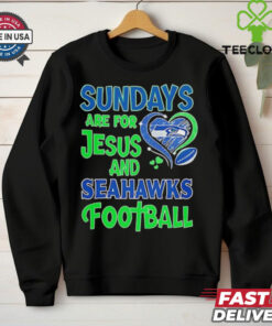 Sundays are for Jesus and Seattle Seahawks football shirt