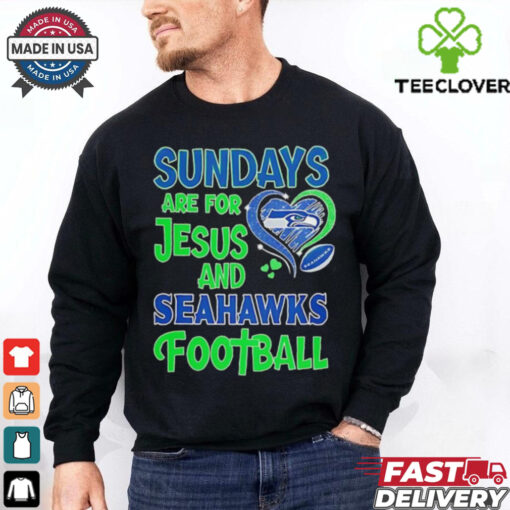 Sundays are for Jesus and Seattle Seahawks football shirt