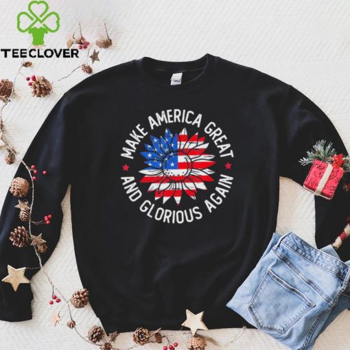 Sunflower MAGAGA Making America Glorious & Great Again – Trump 2024 T Shirt