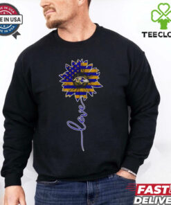 Sunflower love Baltimore Ravens shirt