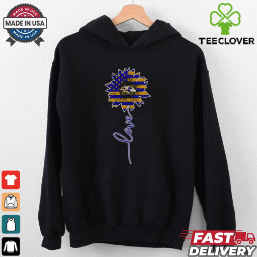 Sunflower love Baltimore Ravens shirt