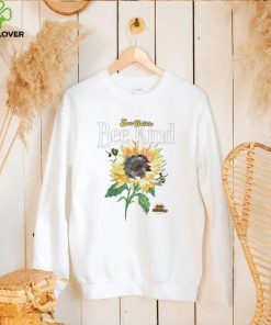 Sunflowers and bee save nature bee kind art shirt