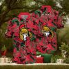 NHL Flame Ball Design Ottawa Senators Hawaiian Shirt