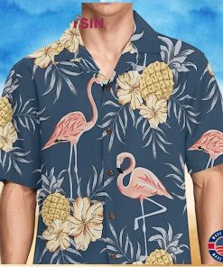 Sunny Side Up Radiate Confidence In Flamingo Hawaiian Shirts