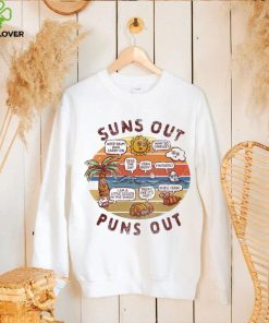 Suns Out Puns out keep palm and carry on why so cirrius vintage shirt