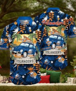 Sunscreen Time New York Islanders Summer Hawaiian Shirt