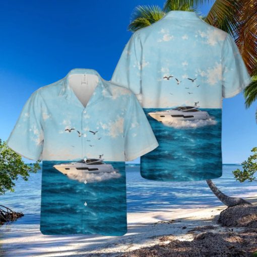 Sunseeker Predator 80 Ship Hawaiian Shirt