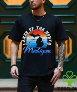 Sunset Design Lakes Of The North Michigan shirt