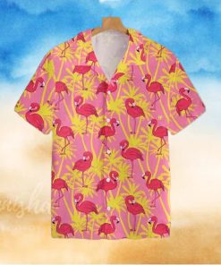 Sunset Soiree Impress In Flamingo Hawaiian Shirts