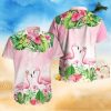 NCAA Oregon Ducks Hawaiian Shirt Palm Trees And Mountains Gift For Beach Trip