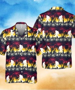 Sunset Tropical Bigfoot Hawaii Shirt Hawaiian Summer Party