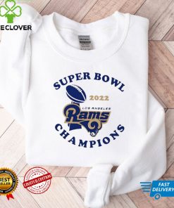 Super Bowl 2022 Los Angeles Rams Champion logo T shirt