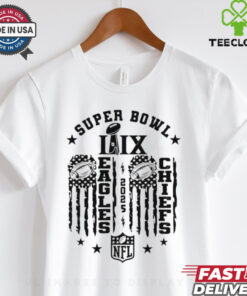 Super Bowl 2025 American Flag Eagles vs Chiefs shirt