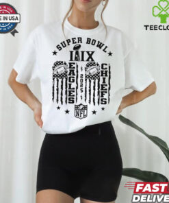 Super Bowl 2025 American Flag Eagles vs Chiefs shirt
