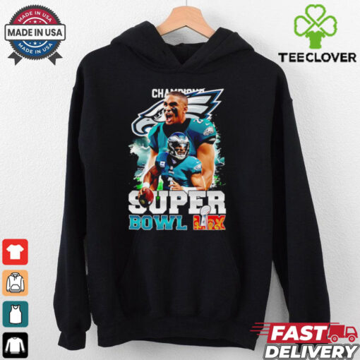 Super Bowl 2025 LIX Champions number 1 Eagles shirt