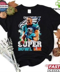 Super Bowl 2025 LIX Champions number 1 Eagles shirt