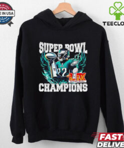 Super Bowl 2025 LIX Champions number 22 Eagles shirt