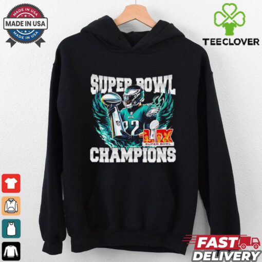 Super Bowl 2025 LIX Champions number 22 Eagles shirt