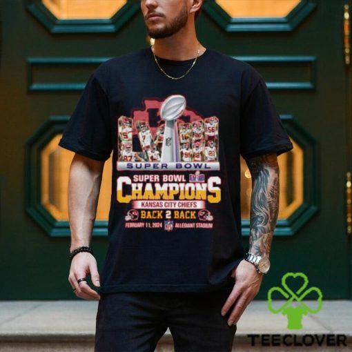 Super Bowl Champions Kansas City Chiefs Back 2 Back Shirt