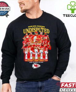Super Bowl Champions Undisputed Kansas City Chiefs players graphic shirt