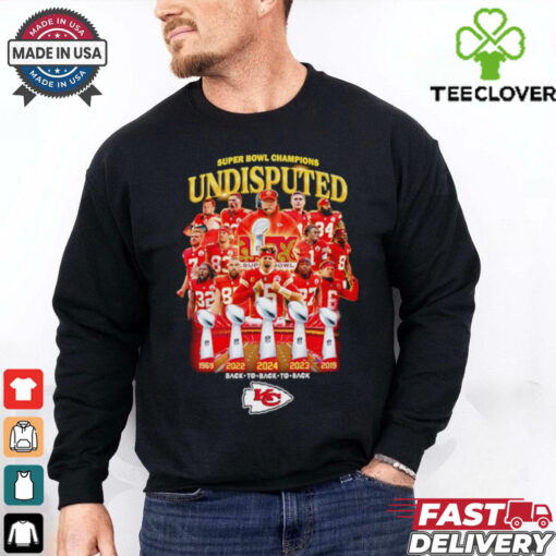 Super Bowl Champions Undisputed Kansas City Chiefs players graphic shirt