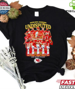 Super Bowl Champions Undisputed Kansas City Chiefs players graphic shirt