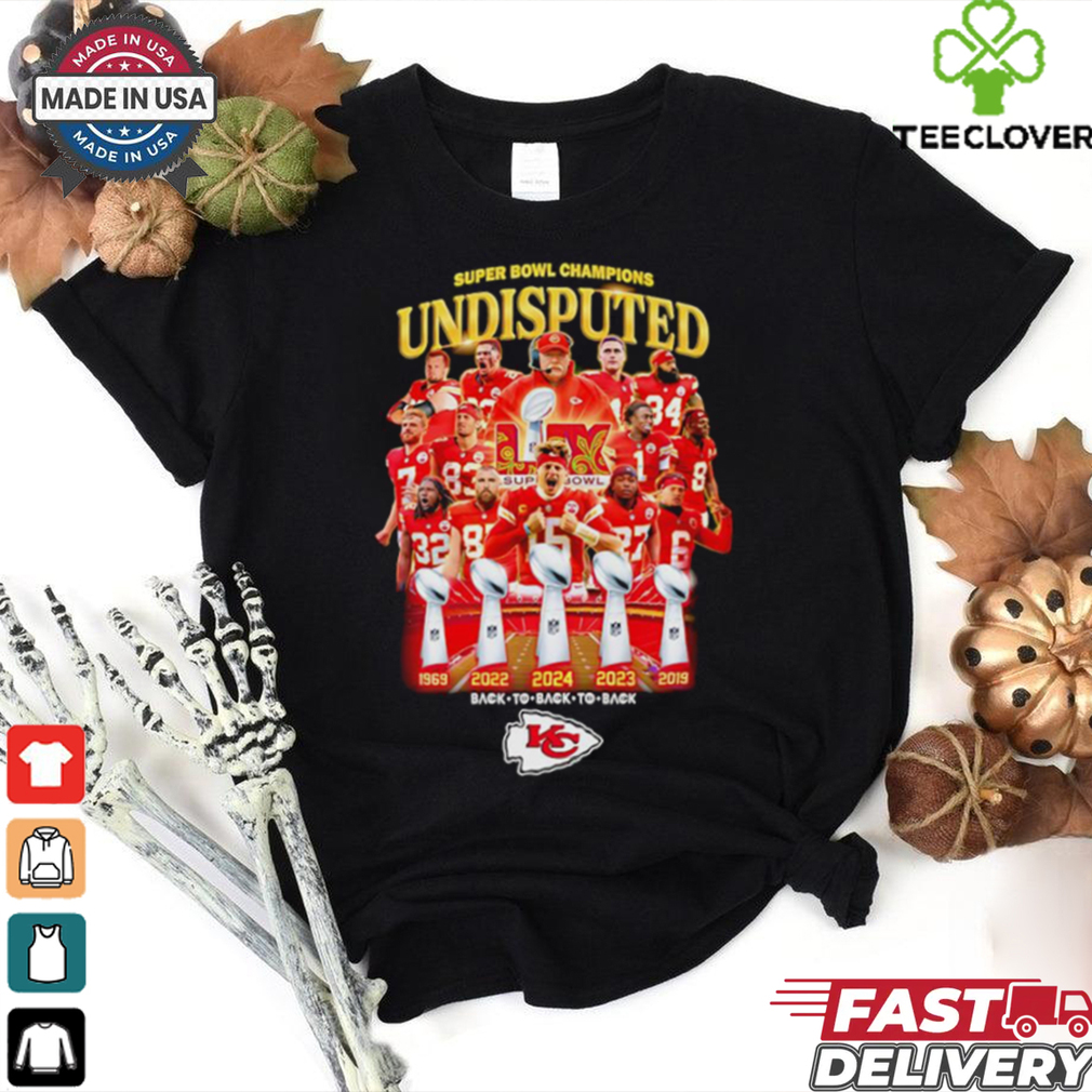 Super Bowl Champions Undisputed Kansas City Chiefs players graphic shirt Super Bowl Champions Undisputed Kansas City Chiefs players graphic shirt