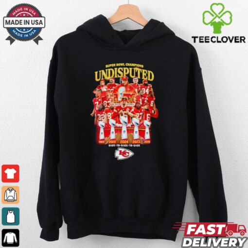 Super Bowl Champions Undisputed Kansas City Chiefs players graphic shirt
